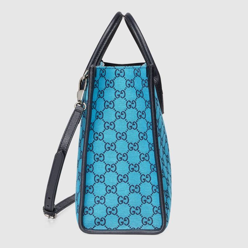 Gucci GG Small Tote Bag Shoulder Bag 659983 Blue